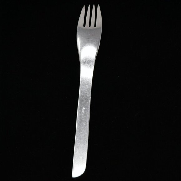 Mepra Katja Fork Stainless Italy Ergonomic Modernist European Asymmetrical 18/10 - Picture 3 of 10